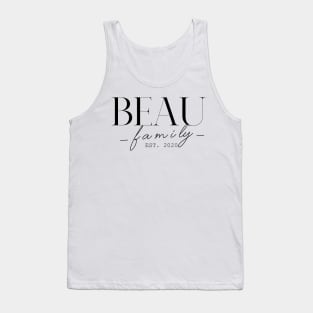 Beau Family EST. 2020, Surname, Beau Tank Top